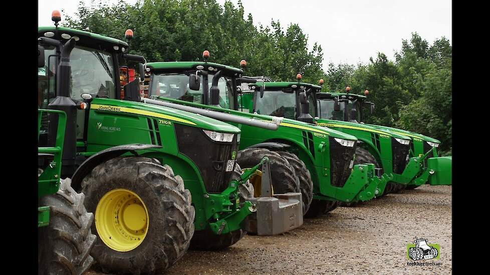 John Deere bij Kring Agro A/S in Fredericia Denemarken Trekkerweb