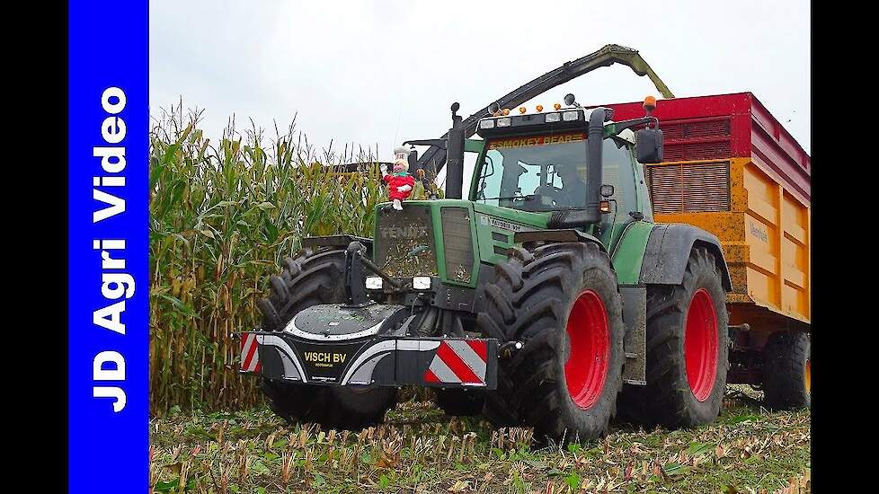 Mais hakselen 2017/New Holland FR550/Visch BV/Fendt 926/Harvesting maize/Maishäckseln