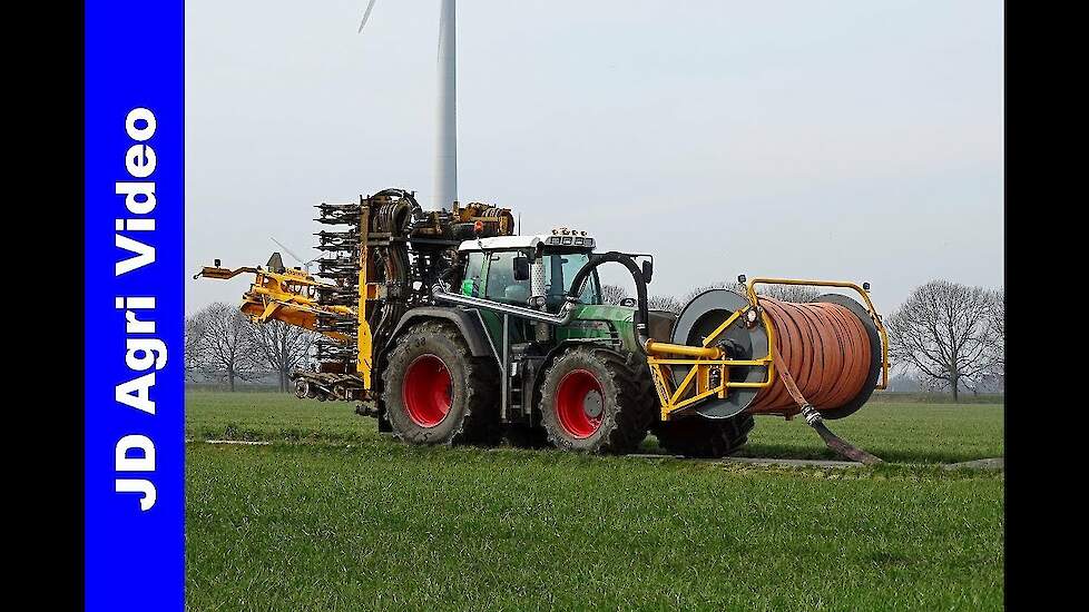 2018/Fendt 926/Sleepslang bemesten/Injection slurry/Johan Frens/Gülleeinarbeitung