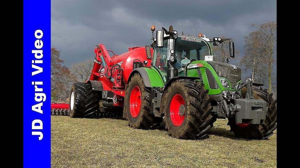 2018/NEW/Fendt 724+828/mest injecteren/v/d Hardenberg/Injection slurry/Gülle ausbringen/Elspeet