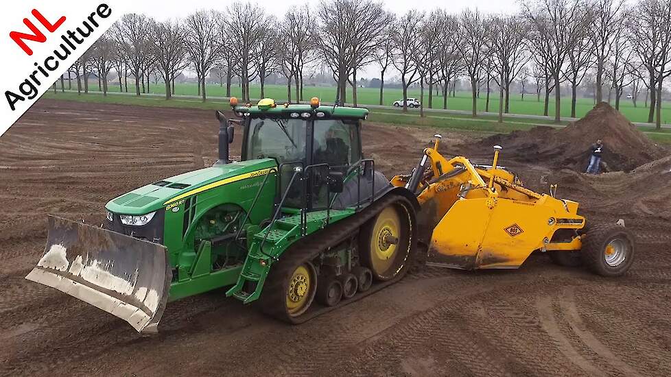 Land Leveling | Egaliseren met een John Deere 8360RT op rupsen | De Vree | 2018