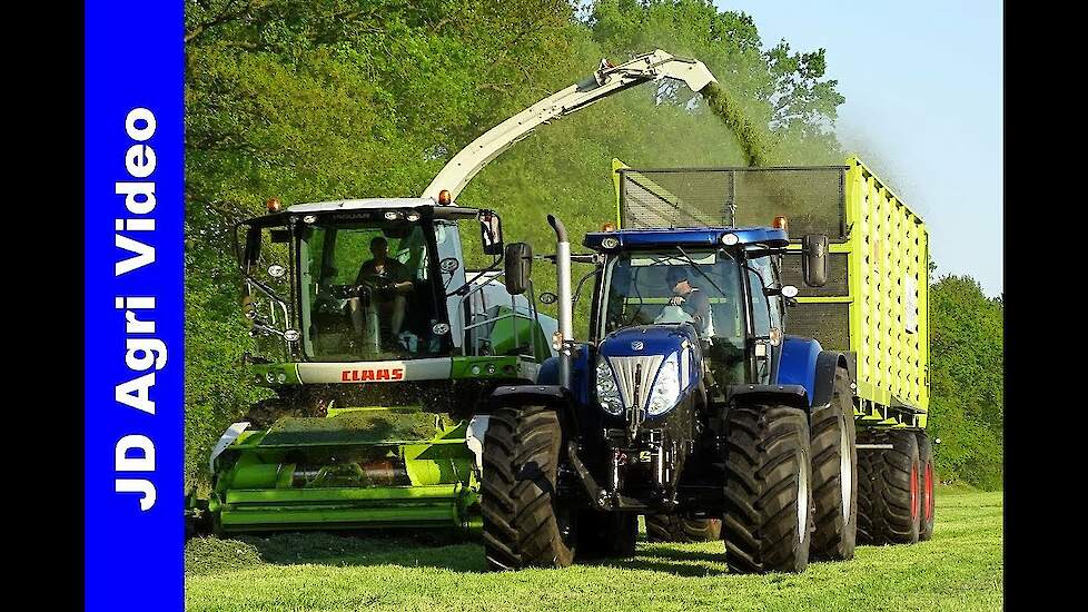 Claas Jaguar 850|Grass Silage 2018|W.Timmer|Gras hakselen|Gras häckseln|Ermelo