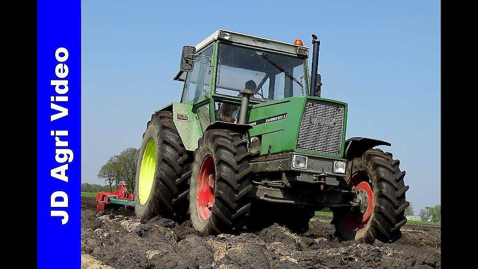 Fendt 611LS|Sound|Eggen|Horrowing|Land vorbereitung|Doornspijk|Nunspeet|2018