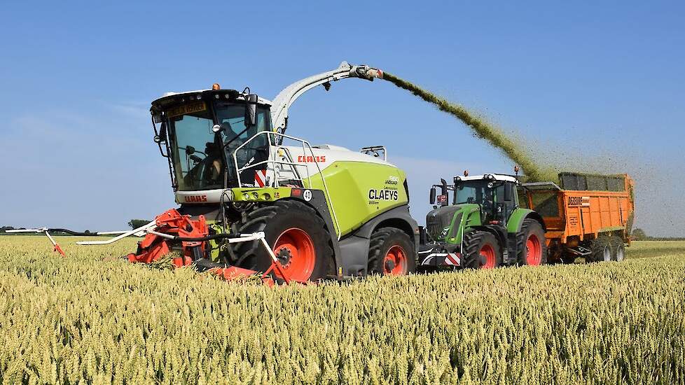 Claas Jaguar 960-type 498 - GPS hakselen - Loonw. Claeys Willem