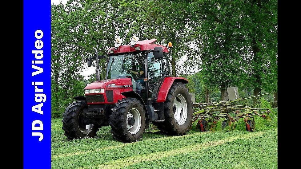 Case CX70|Gras schudden|Tedding grass|Gras wenden|Wekerom|2018
