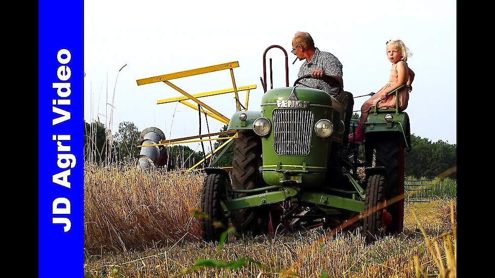 Fendt Farmer 1|Rogge maaien|Grain harvest|Rogge mähen|Rijksen|Elspeet|2018