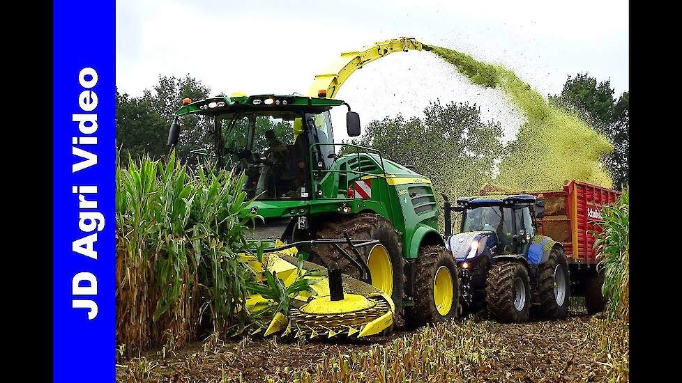 Mais hakselen 2018 | NEW John Deere 8400i + 6215R | ten Voorde | Terwolde | Maishäckseln