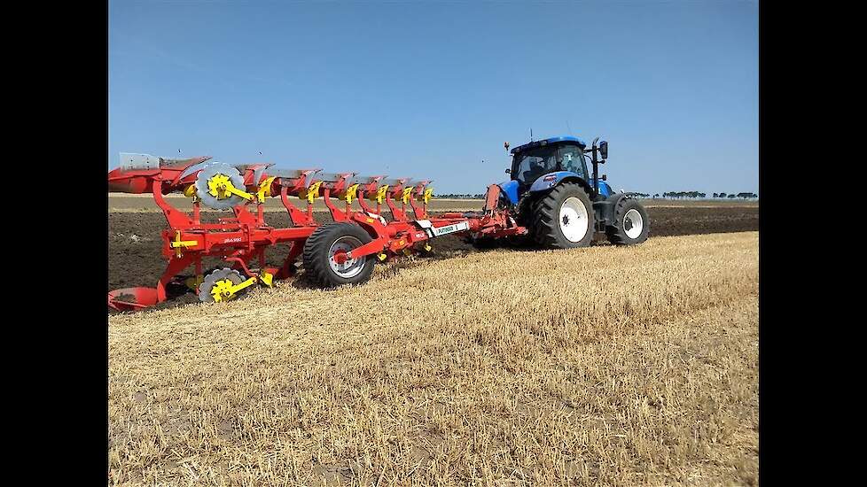 Pöttinger Servo 6.50 7 schaar ,New Holland T7.200 Autocommand