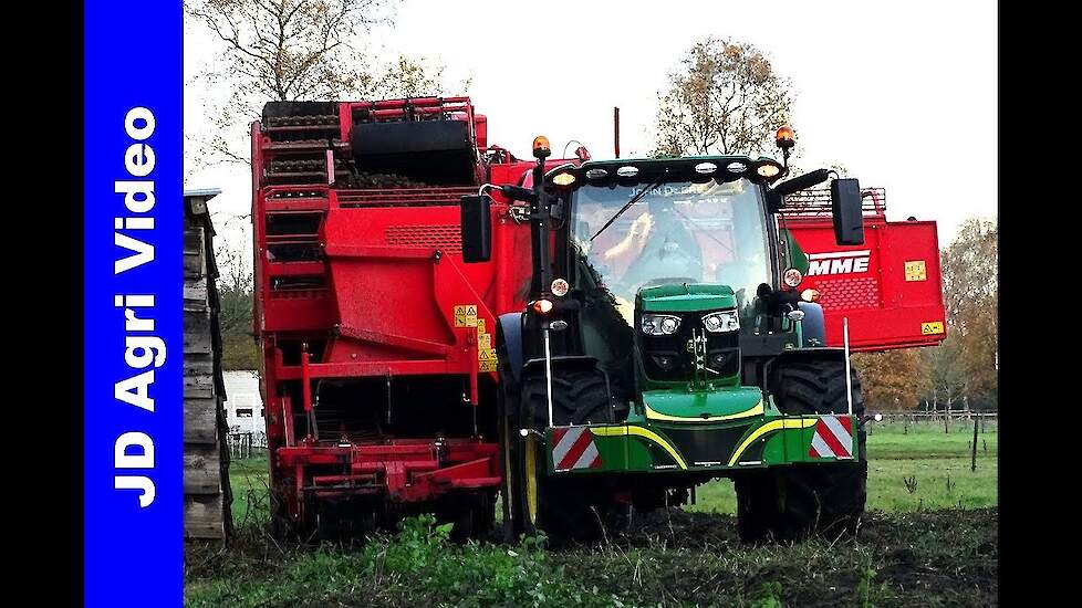 Aardappeloogst 2018 | Grimme | John Deere 1140+6105R+6130R | Versteeg | Harvesting potatoes