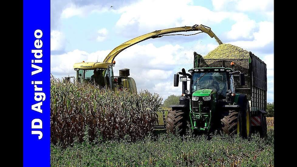 Mais hakselen | Krone BigX 700 | ASW Ochtrup | Maishäckseln | John Deere | Harvesting maize