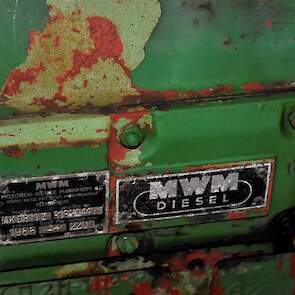 Net als de andere drie Feldmeisters heeft ook de groene WL24 een luchtgekoelde MWM-motor.