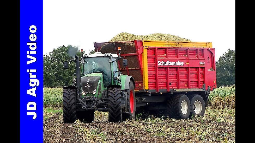 Maishakselen | Claas Jaguar 950 | Fendt 927+818 | Schepers Oosterhesselen | Maishäckseln
