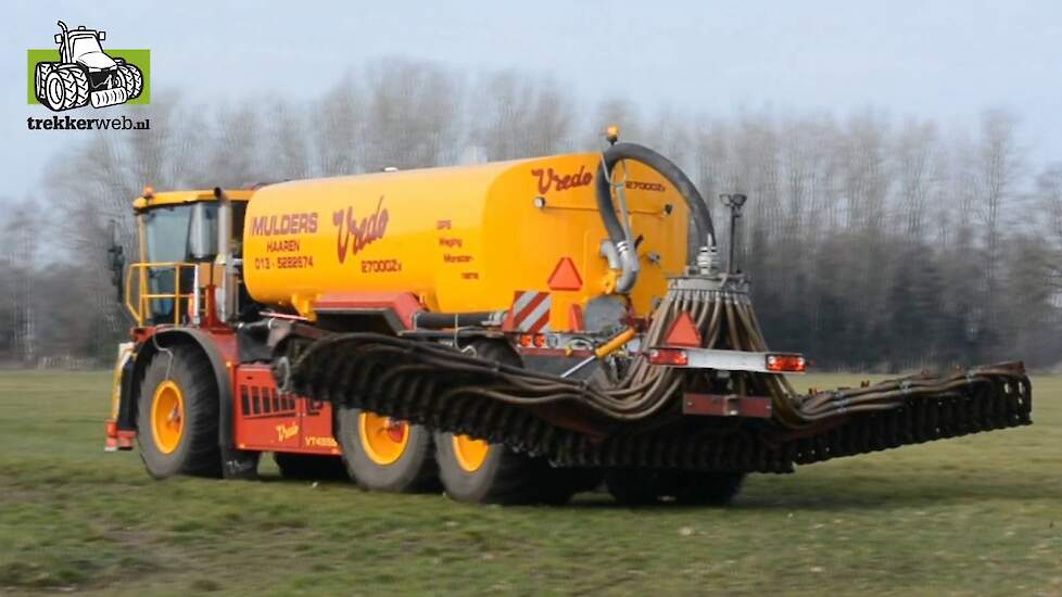 Vredo VT 4556 met Vredo 27000Zv oplegger 450 pk Scania