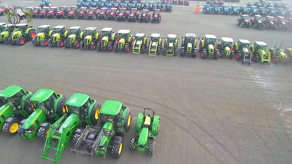 Ritchie Bros Meppen (Dld) klaarzetten voor aankomende veiling auction Trekkerweb