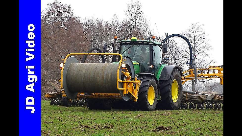 Sleepslang bemesten 2019 | John Deere 6150R + Fendt 939 | van Spijkeren | Slurry injection | Gülle