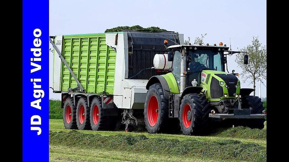 Grass silage 2019 | Gras inkuilen | Claas Axion 850 + Cargos | B Hut Zeewolde | Gras einfahren
