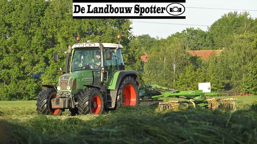 Raking grass 2019 | Fendt 307 C + 409 + Krone Swadro | Ermelo | Vliek Holsteins