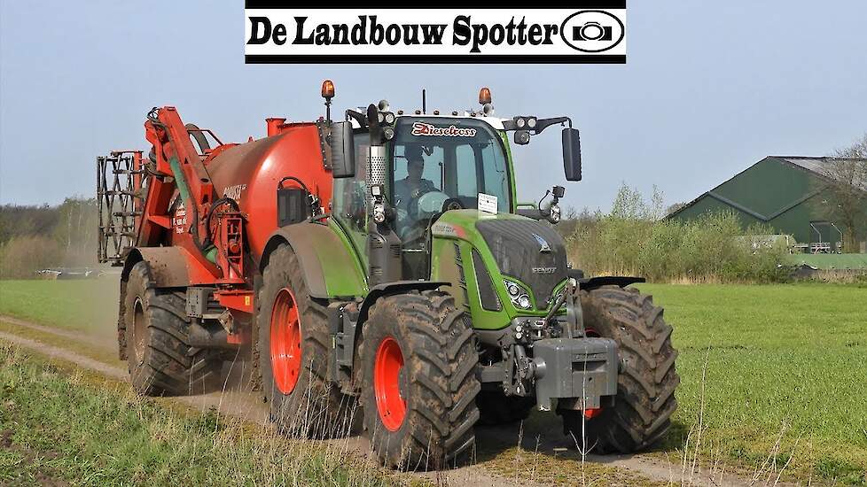 Injecting slurry 2019 | Fendt 724 + Schuitemaker | Bouwland bemesten | P. v/d Hardenberg