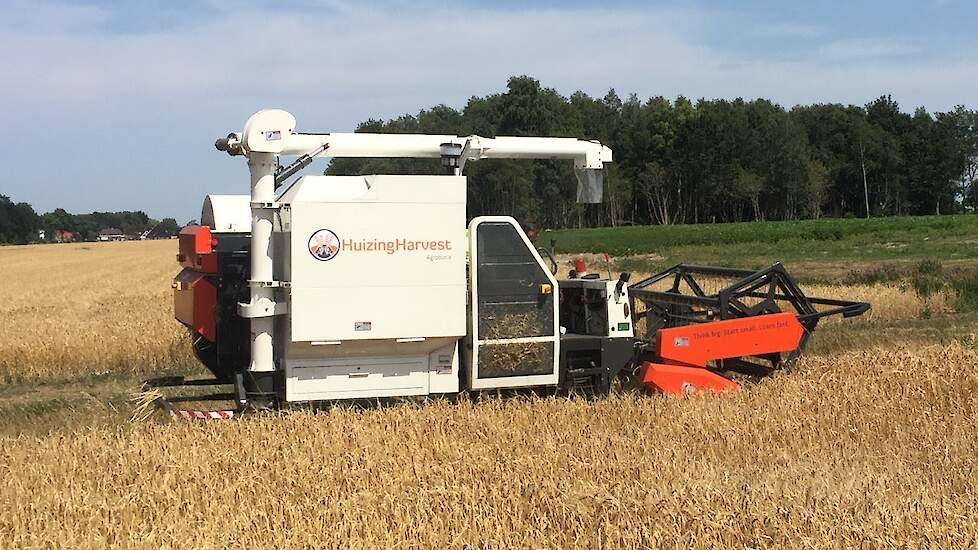 Test autonome Agrobotix combine Huizing Harvest