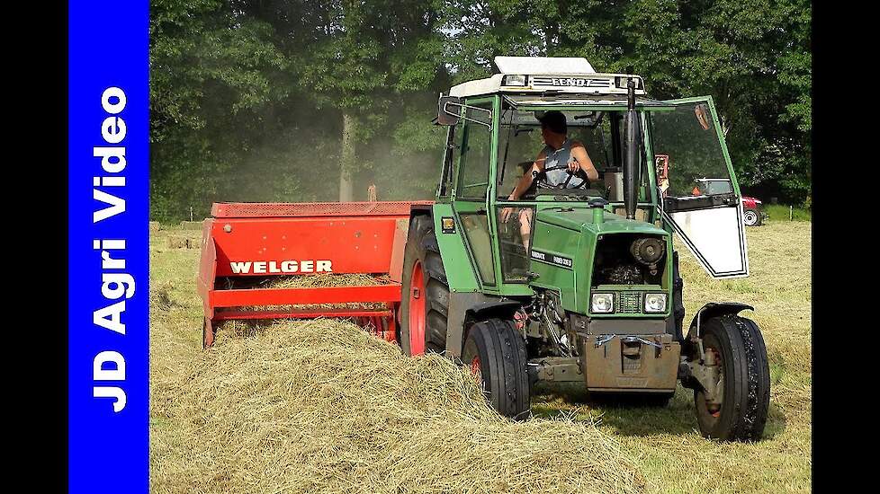 Fendt 306LS + Welger | Pressing bales | Balen persen | Bloemendal Elspeet | 2019