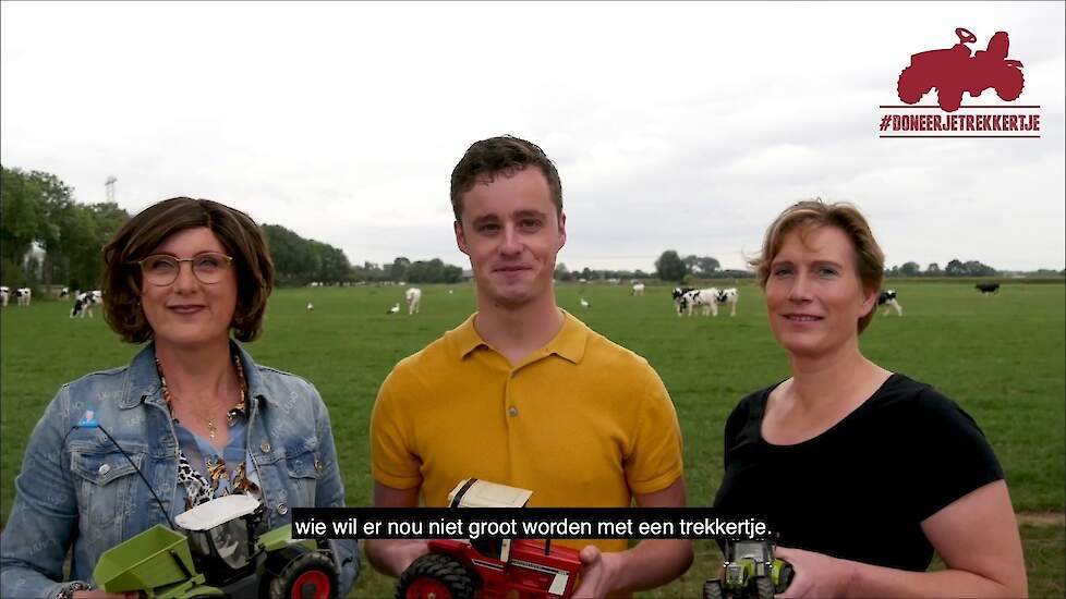 Boeren van Nederland roept boeren op: #doneerjetrekkertje