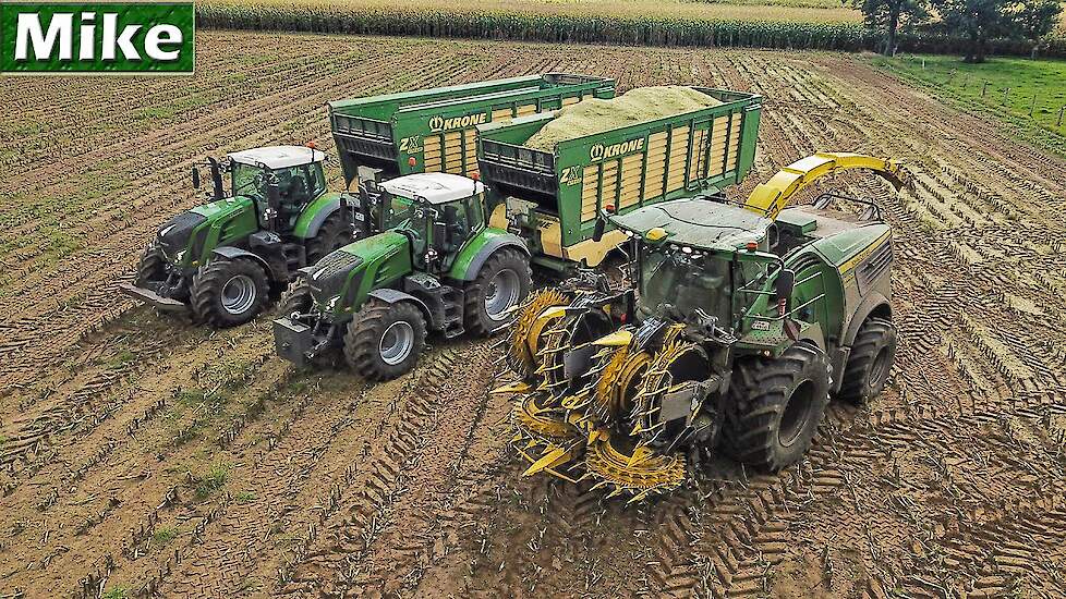 2019 | Mais häckseln mit NEW John Deere 9900i, 12 Rows | LU Kappelhoff | 2x Fendt 828 | Silage.