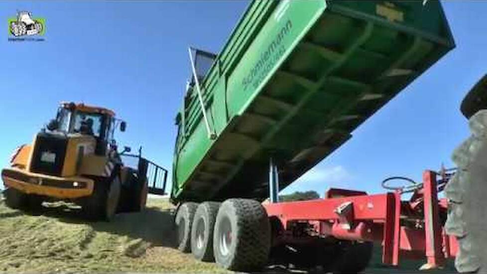 Loonbedrijf Schiemann met Claas Jaguar 970 ,Fendt,JCB,New Holland en Krampe
