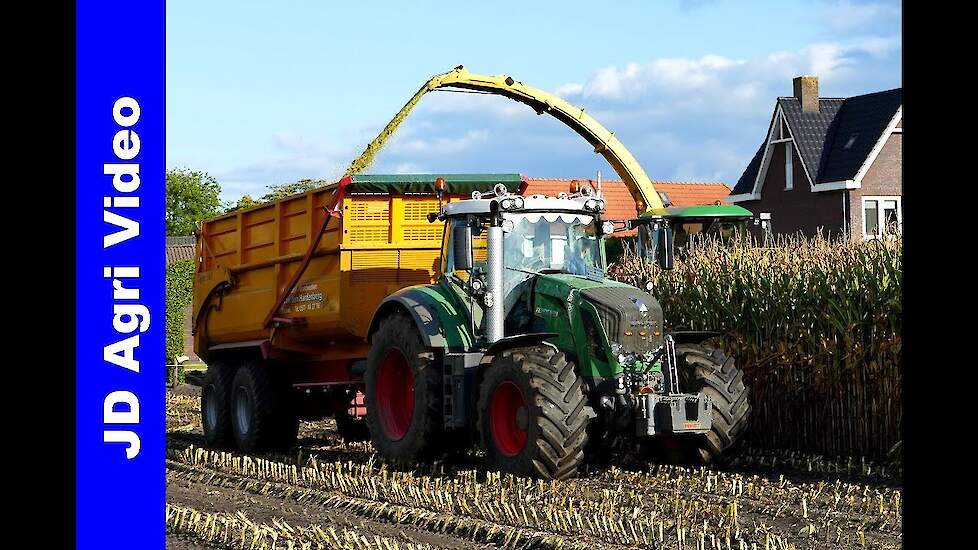 Maishakselen 2019 | John Deere 6850 + Fendt 828 & 724 | P v/d Hardenberg Elspeet | Harvesting maize