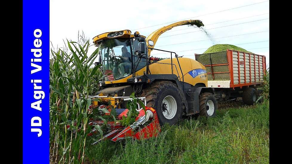 Maishakselen | New Holland FR9050 + John Deere |  Hofmeijer Voorst | Harvesting maize | Maishäckseln