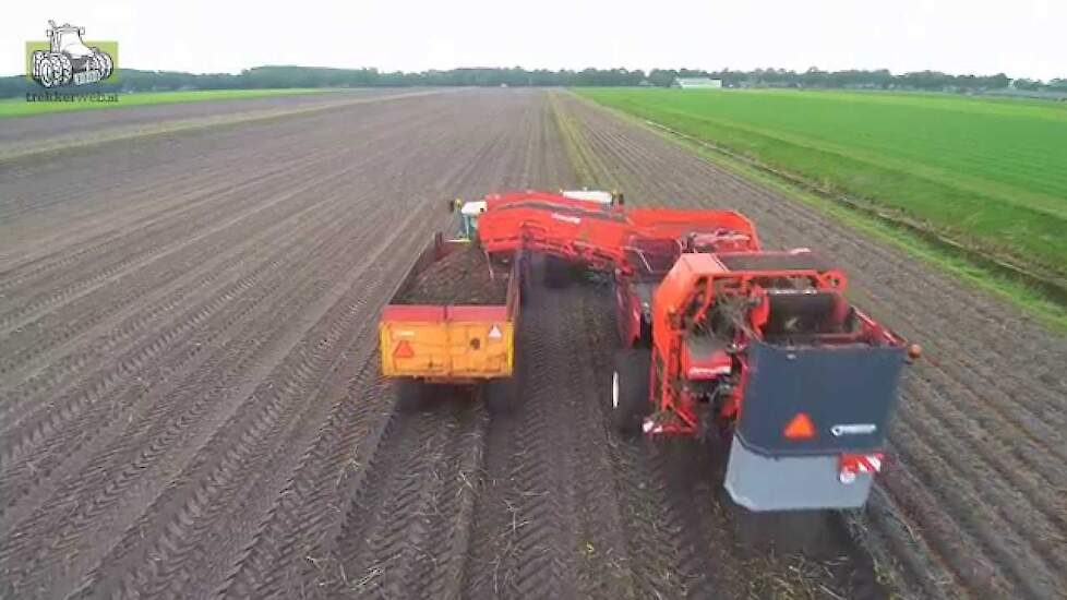 Dewulf RQ 2060 verstekrooier demo rooien met Robertus Mechanisatie Trekkerweb