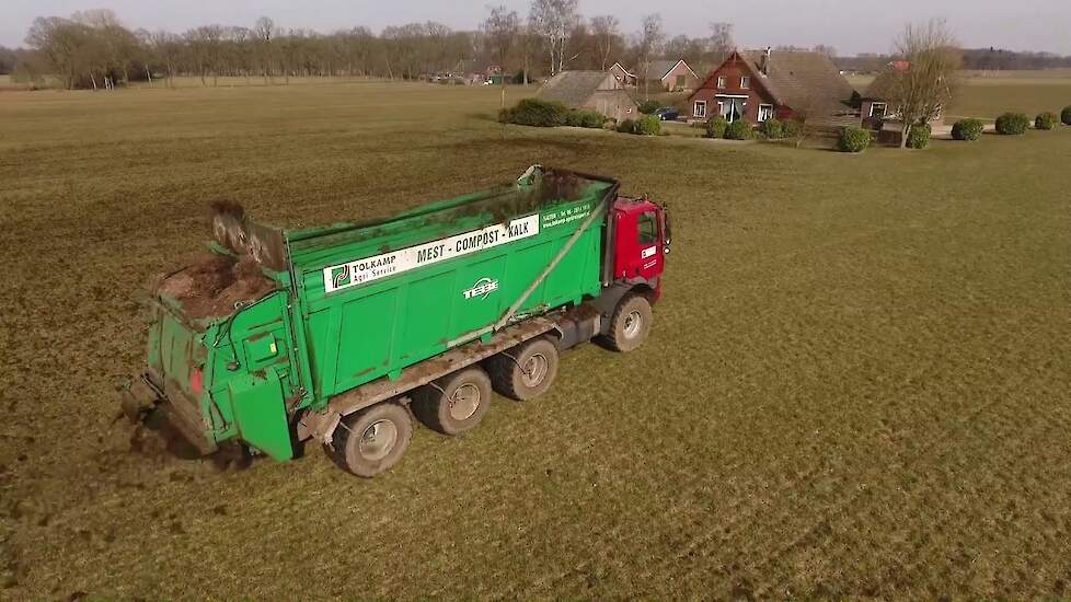 Tolkamp Agritransport stalmeststrooien met Ginaf en Tebbe 2018 Trekkerweb