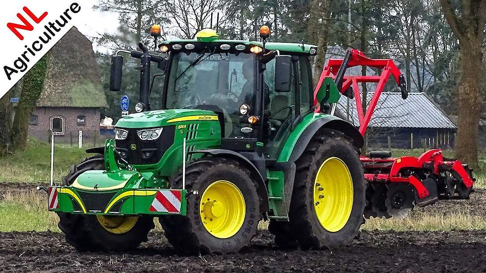 Harrowing 2020 ● John Deere 6130R + Awemak Ozyrys schijveneg ● Eggen ● Versteeg ● Uddel ● Veluwe.