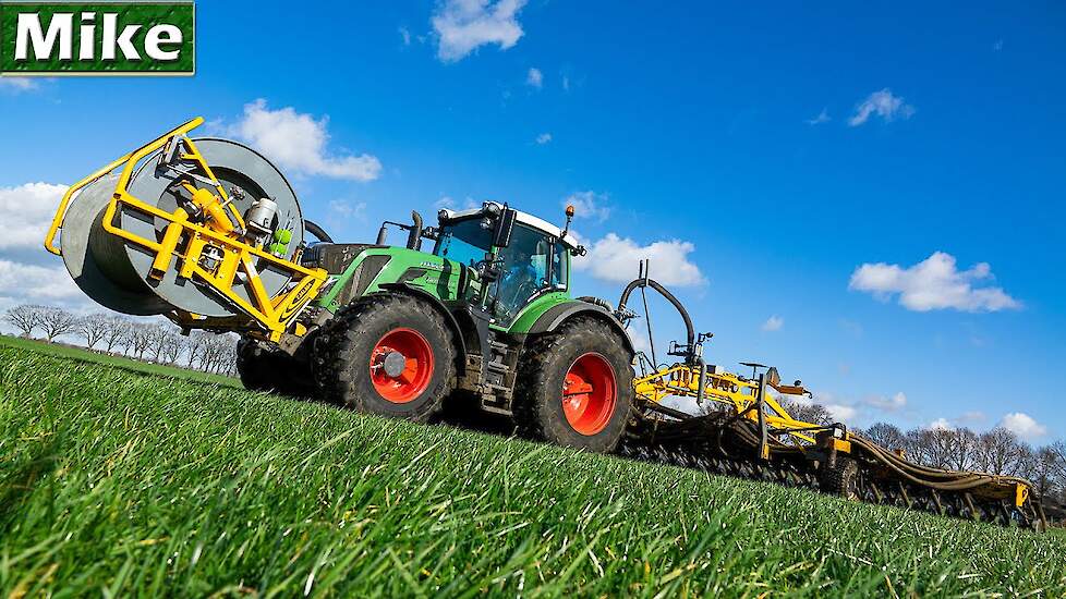 2020 | Fendt 828 with Vario Grip + Tjalma | Sleepslangen | Loonbedrijf Westerveld.