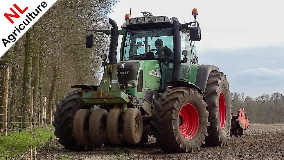 Power Harrow 2020 ● Fendt 415 Vario + Kuhn HRB 303 ● Rotorkopeggen ● Gebr. Hardeman.