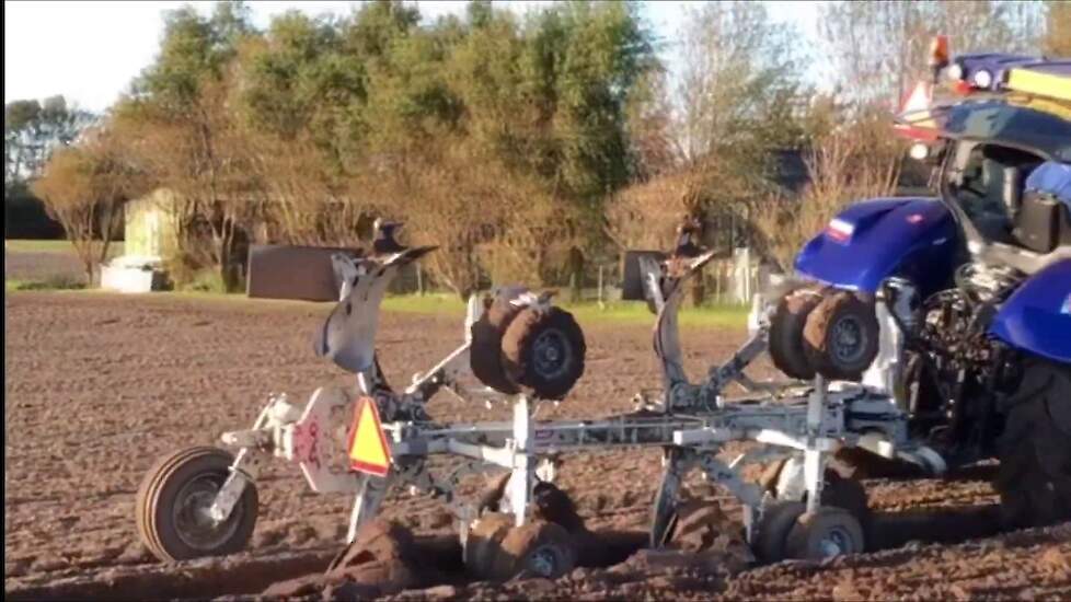 2 schaar zand ploeg voor werkdieptes 25 tot 35 cm en 30 tot 40 cm