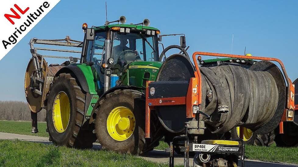 Injecting slurry 2020 ● John Deere 6170R + Tjalma ● Sleepslang bemesten ● Dekker Putten.