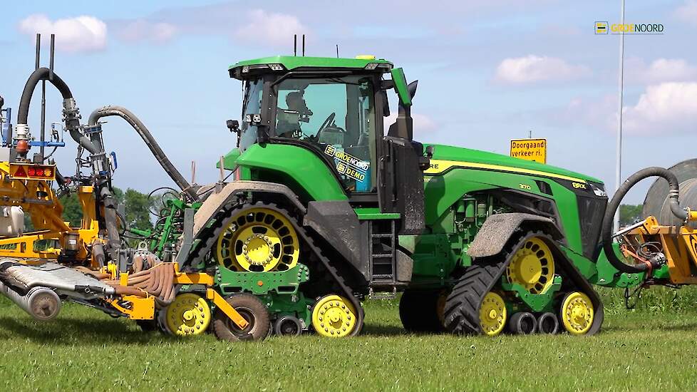 John Deere 8RX demotour 2020 - BV ERF sleepslangen