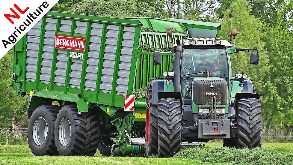 Grass silage 2020 ● Fendt 930 Vario + Bergmann ● Gras oprapen ● Geresteijn ● Kootwijkerbroek.