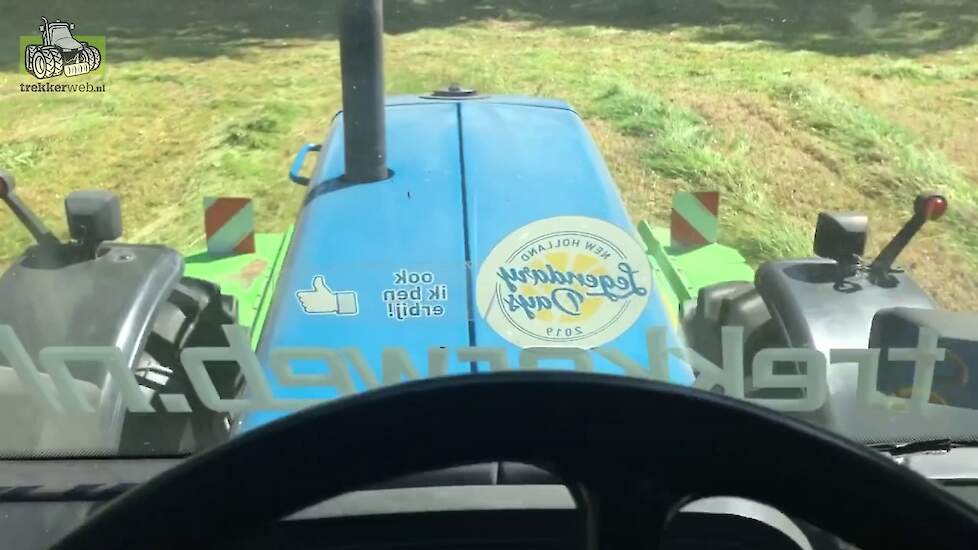 Onboard Ford 7840 SLE Deutz Fahr KM25F Trekkerweb