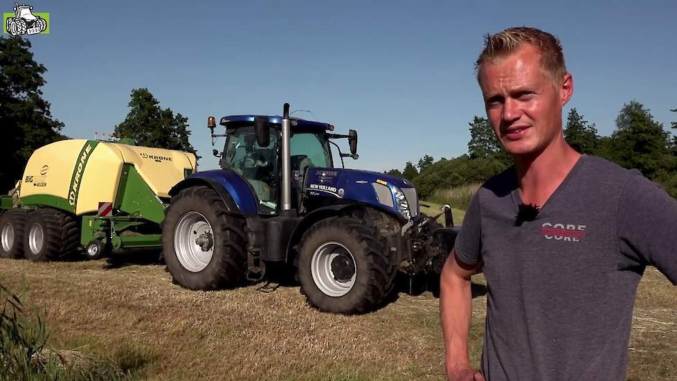 Krone Big pack 1270 VC Loonbedrijf HDS Dunnink uit Staphorst