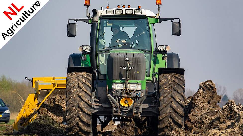 Land leveling 2020 ● Fendt 920 Vario + CAT ● Egaliseren ● Kilveren ● Visch B.V.