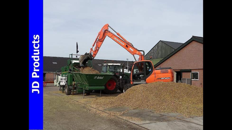 Mais/2014/Orkel MP2000/Rond balen/Round bales/Terpac/Termaat/Putten/Doosan/Corn/Maize