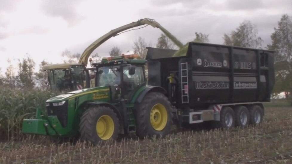 TopliftStaja carrier, type TS 2667 bij de maisoogst in Zweden, Norrköping Trekkerweb