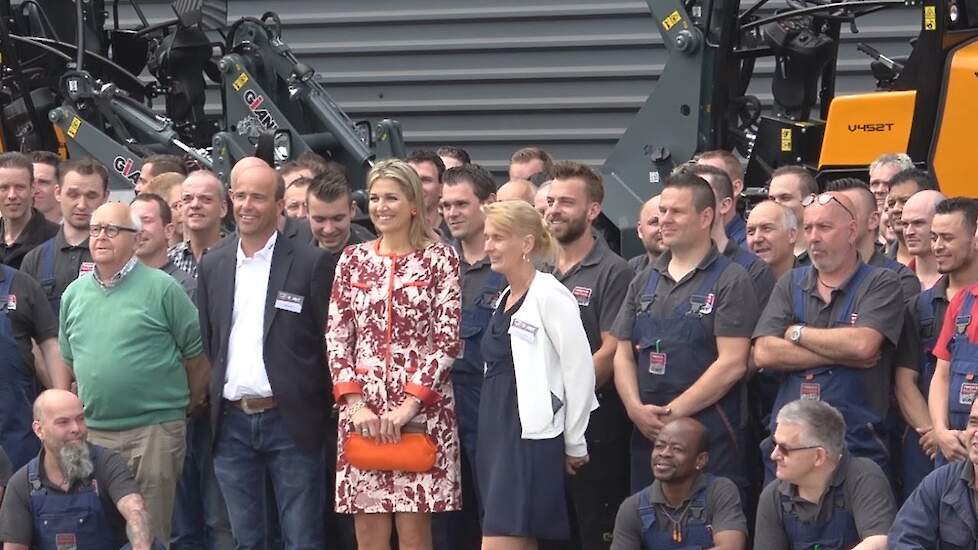Koningin Maxima brengt werkbezoek aan Tobroco Trekkerweb