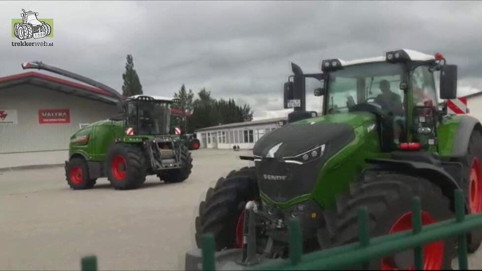 Een glimp van de de Fendt 943 Vario MT