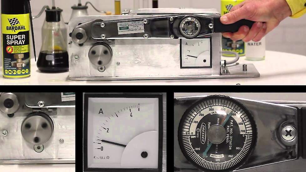 Bardahl Super Spray op Timken test machine: een unieke kruipolie en meer !