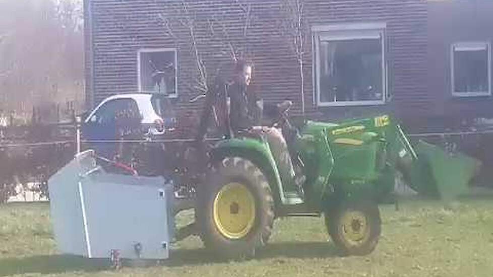 SCK-machinery PC150-SHD paddock cleaner / bladveeg machine