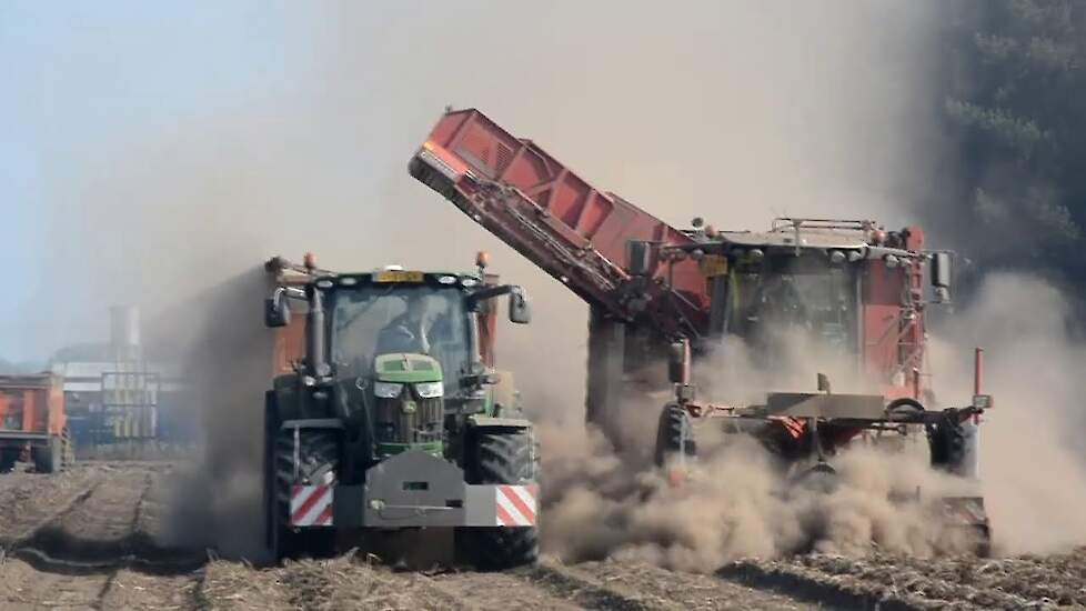 Grimme Varitron 470 in het stof