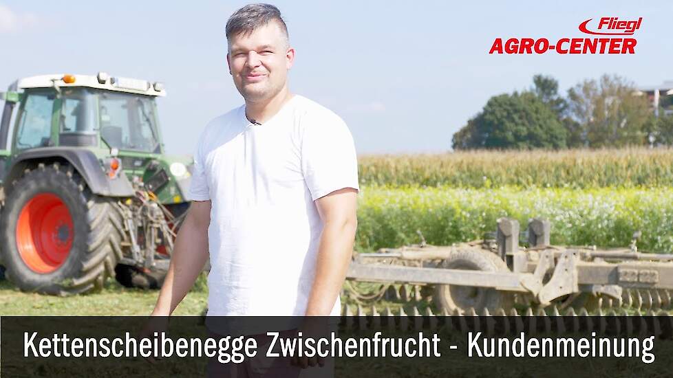 Scheibenegge Kettenscheibenegge Zwischenfrucht Ernterückstände Unkrautbekämpfung Fliegl