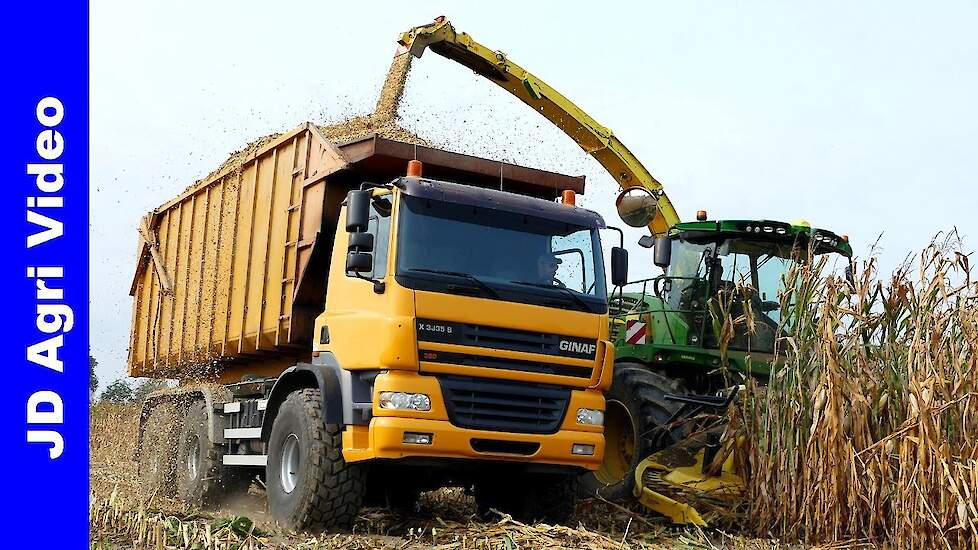 Mais 2020 | John Deere 8500i + GINAF | LvCm Haps | Harvesting maize | Maish&auml;ckseln | Maishakselen